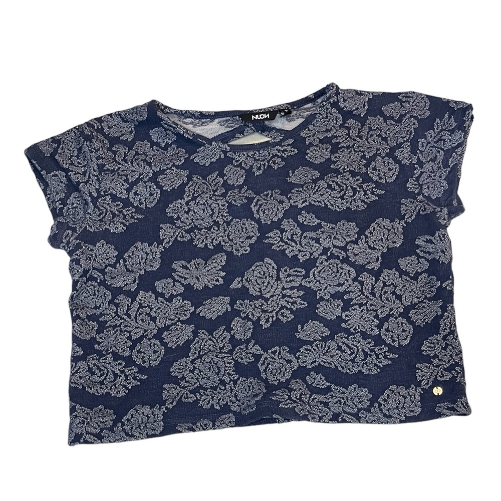 Nuon Bohemian Crop Top with Floral Embroidery